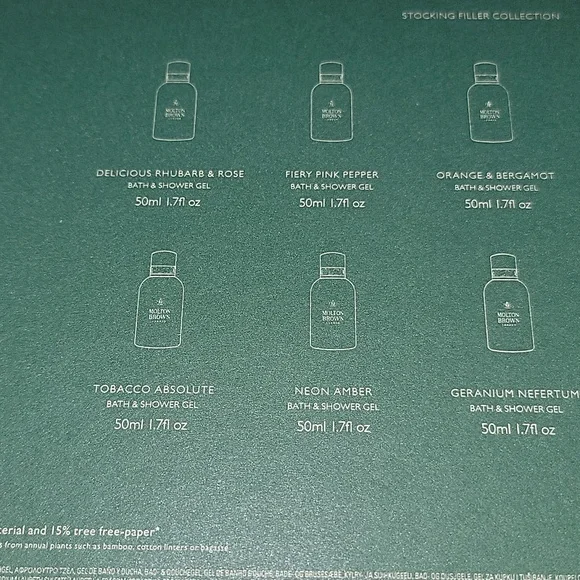 New Molton Brown 10 Piece Bath & Shower Gel Gift Set - Picture 4 of 5